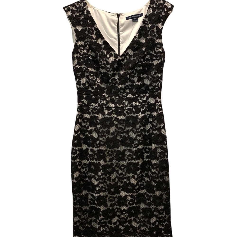 New French Connection V-Neck Dress 6 Sleeveless